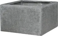 Dehner Gartenbrunnen-Umrandung, ca. 60 x 35 x 60 cm, Polyresin, grau