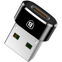Baseus USB auf USB-C adapter - Schwarz