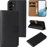 Handyhülle für Samsung Galaxy S25+ Klapphülle Bookcase Flip Cover Hülle Handy Tasche Etui Farbe: Schwarz