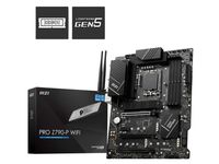 MSI PRO Z790-P WIFI - Płyta główna - ATX - LGA1700-Sockel - Chipsatz Z790 - USB 3.2 Gen 1, USB 3.2 Gen 2, USB-C 3.2 Gen2, USB-C 3.2 Gen 2x2 - 2.5 Gigabit LAN, Wi-Fi 6, Bluetooth - Onboard-Grafik (CPU erforderlich)