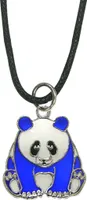 Stimmungskette Panda, Kette Anhänger Modeschmuck Ketten Geschenke Schmuck Pandabär