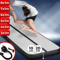 Matte 175x60 cm rutschfeste Turnmatte Yoga Pilates Fitness 2in1 Handtuch 
