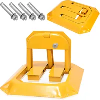 SWANEW Skladací bariérový stĺpik Parková bariéra Ground Socket Car Set in Concrete