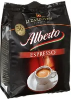 Darboven Kaffee Alberto Espresso Pads36er, 2er Pack (2 x 252 g)