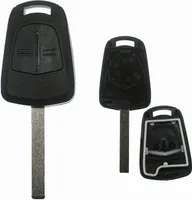 Auto Schlüssel Funk Fernbedienung 1x Gehäuse + 1x Rohling HU100 kompatibel mit Opel