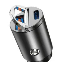 4-Port USB C Auto Ladegerät Zigarettenanzünder Adapter, Voltmeter in  Nordrhein-Westfalen - Lemgo