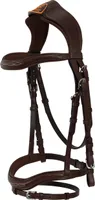Acavallo Trense Amazzone Trensenzaum Ledertrense Braun Full