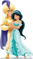 Disney Pappaufsteller Jasmine und Aladdin