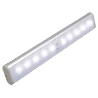 LETGOSPT LED Unterbauleuchte LED-Lichtleiste mit Bewegungsmelder, Kabellos,  LED fest integriert, Kaltweiß, Batterie Nachtlicht kabellos, für Küche