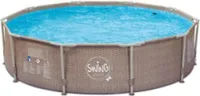 METAL FRAME SWING Pools im Korbflecht-Design 305 x 76 cm