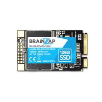 BRAINZAP 128GB mSATA SSD 6 GBit/s - Mini SATA - 500MB/s Lesen 450MB/s Schreiben Solid State Drive