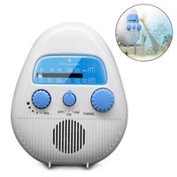Wasserdichtes Duschradio – Wireless Mini tragbare Dusche Radio Lautsprecher mit USB und TF-Kartenanschluss & 96-Bit High Definition