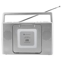 Soundmaster BCD480 Kúpeľňové rádio Kuchynské rádio CD prehrávač Stereo reproduktor Displej s hodinami IPX4 odolný voči striekajúcej vode