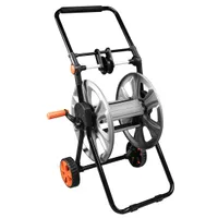 NEO TOOLS Wózek na wąż ogrodowy, metalowy, do 60 m węża 1/2", z prowadnicą węża
