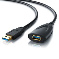 CSL aktives USB 3.0 Verlängerungskabel mit Signalverstärkung - USB3.0 Repeater Kabel