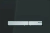 GEBERIT Betätigungsplatte Sigma 50 Platte schwarz glänzend / Taster chrom glänzend 115.788.DW.2