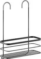 METALTEX 401128000 Origin Lava Duschenboy groß, TouchTherm, matt schwarz / Duschregal
