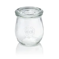 Weck 12 x Mini Tulpenglas 220 ml Einkochglas Dessertglas Gläser