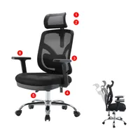 Bürostuhl MCW-J86, Schreibtischstuhl, ergonomisch, verstellbare