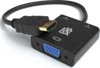 HDMI zu VGA Adapter HDTV 1080p Konverter Aktiv Audio & Videokabel für PC, Laptop