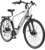 Telefunken Trekking E-Bike für Herren | Elektrofahrrad 28 Zoll | 24-Gang Kettenschaltung | Heckmotor 250W | 417,6 Wh Akku | E-Trekkingrad City Pedelec