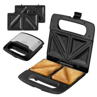 Zeegma Rotee Sandwichmaker Sandwichtoaster 750 W LED-Anzeige Silver