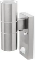 wandleuchte 5000.257L 110 x 65 x 230 mm Edelstahl silber
