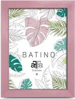 aFFa frames, Batino, Bilderrahmen aus Holz, Hell, Rechteckig, mit Acrylglasfront, HDF-Hintergrund, Pink, 10x15 cm