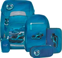 Beckmann Classic Racing Schulrucksack Set 6tlg.