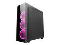 Chieftec Scorpion II - Midi-Tower - PC - SPCC - Gehärtetes Glas - Schwarz - ATX,Micro ATX,Mini-ITX - Gaming