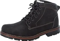 Rieker Herren Schnürstiefelette Warmfutter Schnürboot 37730, Größe:45 EU, Farbe:Schwarz