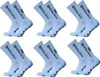 Fußballsocken 6 Paar-Pack Sportsocken Rutschfeste Sportstrümpfe gr.39-46