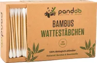 Pandoo Wattenstäbchen bambus und Baumwolle - 800 Stück