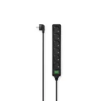Steckdosenleiste, 6-fach, Schalter, 3 m, Schwarz (00223011)