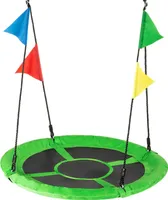 Outtec® Nest swing XXL - do 150 kg - houpačka, dětská houpačka, síťová houpačka, závěsná houpačka, talířová houpačka - zahrada, terasa, balkon, veranda