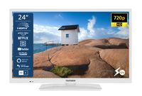 Telefunken XH24SN550MV-W 24 Zoll Fernseher / Smart TV (HD Ready, HDR, 12 Volt) - 6 Monate HD+ inkl.