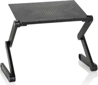 hjh OFFICE Schreibtischaufsatz VM-SA II Sitz Steh Aufsatz Aluminium