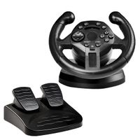 Lenkrad mit Pedale Für PS3/Playstation 3 PC, lenkrad Controller Zubehör für Konsole Auto Racing Simulator Fahren Spiele