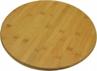 Drehbares Tablett aus Bambus 35 cm, rund