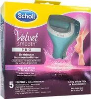 Scholl Velvet Smooth elektryczne urządzenie do usuwania modzeli Pro - Usuwanie modzeli na mokrych i suchych stopach - Akumulator - 1 urządzenie + stacja ładująca