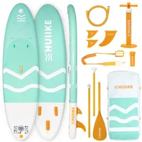 Stand Up Paddling Board Hochwertigem Zubehör – HUIIKE | Sup Board Aufblasbar, Stand Up Paddle Board mit Dual-Use-Paddel und Kajaksitz | Marine Enjoyer