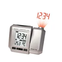 TechnoLine® digitaler Funkwecker WT 535 silber