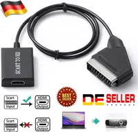 SCART to HDMI Converter SCART to HDMI Adapter Video Audio Converter HD 1080P