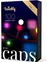 TWINKLY TMC100-S Silikonové kuličky k připevnění na řetěz, 100 ks, voděodolnost IP20