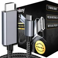 Hikey HDMI auf USB-C Kabel, Konverterkabel, Hochwertiges, für Laptop/Smartphone, HDMI-auf-USB-C-Übertragungskabel Ultra HD TV 2.0 4K  2 Meter