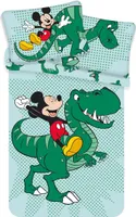 Mickey Mouse dinosaurus detská posteľná bielizeň detská posteľná bielizeň 100 x 135 cm 100 % bavlna