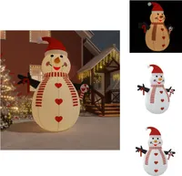 vidaXL Aufblasbarer Schneemann mit LEDs 460 cm -  Weihnachtsbeleuchtung
