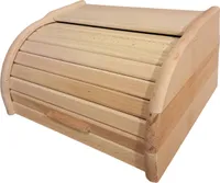 Großer Brotbehälter aus Holz, geölt