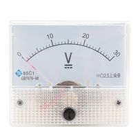 85C1 Zeiger DC Embedded Installation Mess Instrument Analogafel Voltmeter-30V