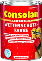 Consolan Wetterschutzfarbe, Kieselweiß, 2,5 l